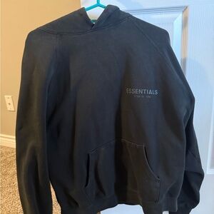 Essentials Black Hoodie